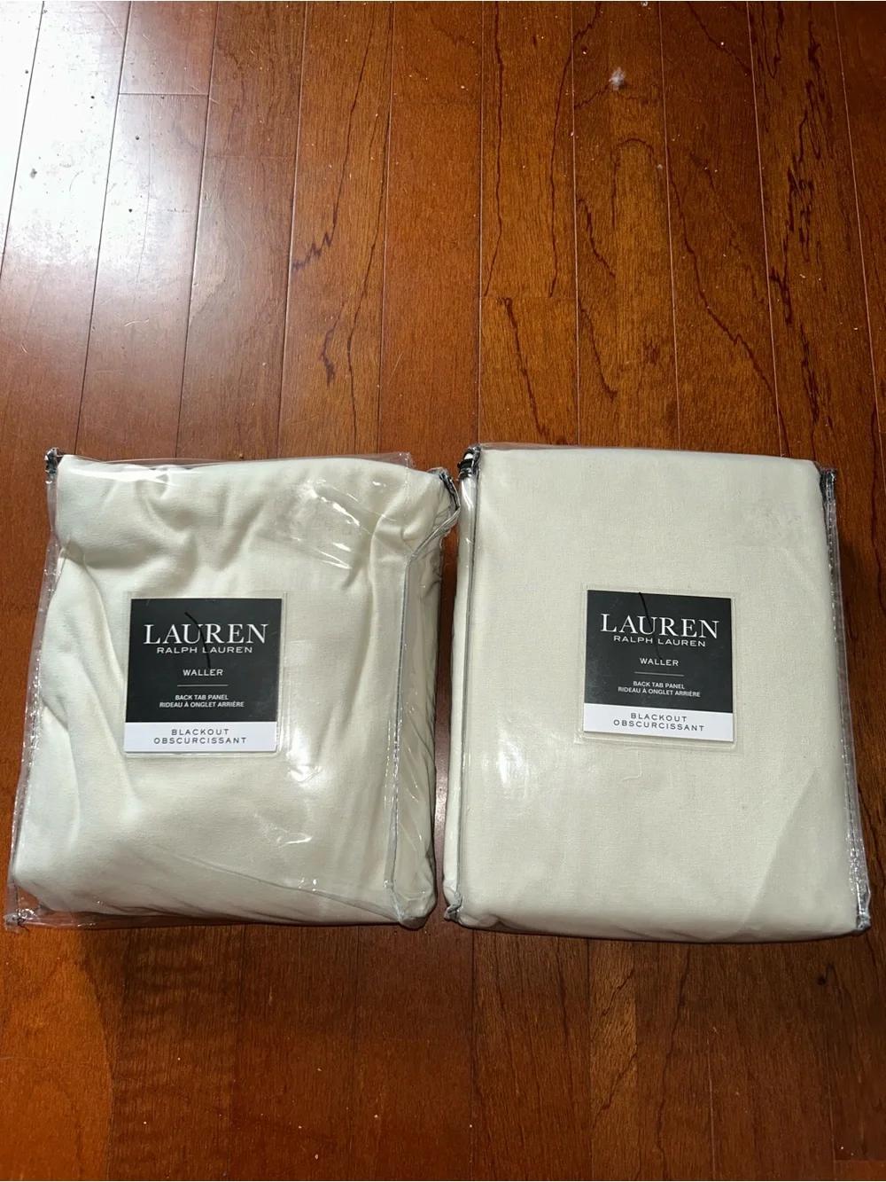 Lauren Ralph Lauren Blackout Curtain Panels Set of 2 52x108 Blackout Natural